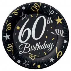 Πιάτα γλυκού 60th Birthday (6 τεμ) Πιάτα γλυκού 60th Birthday (6 τεμ)