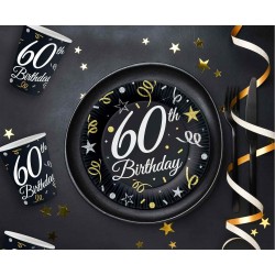 Πιάτα γλυκού 60th Birthday (6 τεμ) Πιάτα γλυκού 60th Birthday (6 τεμ)