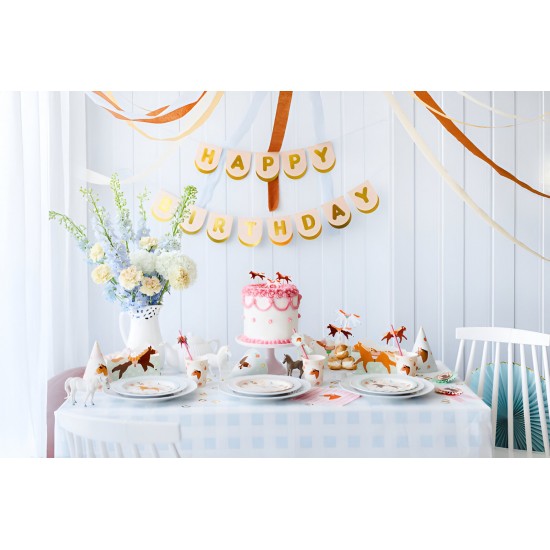 Πιάτα γλυκού Άλογο Vintage (6 τεμ)