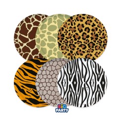 Πιάτα γλυκού - Animal Prints (6 τεμ) Πιάτα γλυκού - Animal Prints (6 τεμ)