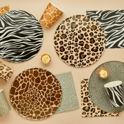 Πιάτα γλυκού - Animal Prints (6 τεμ) Πιάτα γλυκού - Animal Prints (6 τεμ)