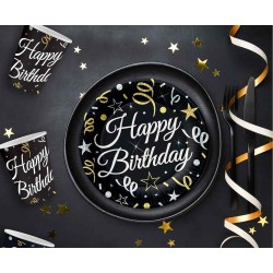 Πιάτα γλυκού Birthday κομφετί (6 τεμ) Πιάτα γλυκού Birthday κομφετί (6 τεμ)