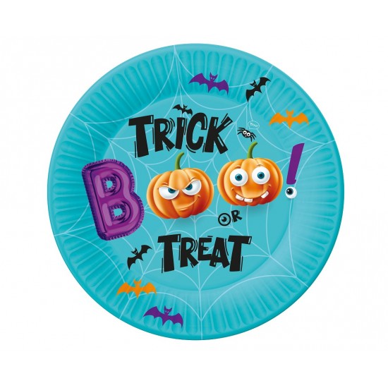 Πιάτα γλυκού Boo – Trick Or Treat (6 τεμ)