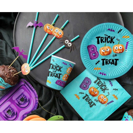 Πιάτα γλυκού Boo – Trick Or Treat (6 τεμ)