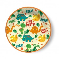 Πιάτα γλυκού Dino Party (8 τεμ) Πιάτα γλυκού Dino Party (8 τεμ)