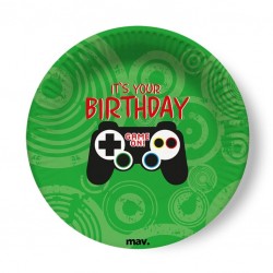 Πιάτα γλυκού HB Game Controller (8 τεμ) Πιάτα γλυκού HB Game Controller (8 τεμ)