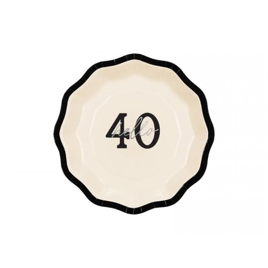 Πιάτα "Hello 40" (6 τεμ)