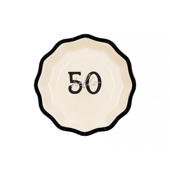 Πιάτα "Hello 50" (6 τεμ)