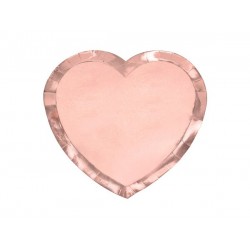 Πιάτα καρδιά Rosegold (6 τεμ) Πιάτα καρδιά Rosegold (6 τεμ)