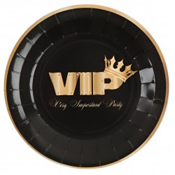 Πιάτα πάρτυ Crowned VIP (10 τεμ) Πιάτα πάρτυ Crowned VIP (10 τεμ)