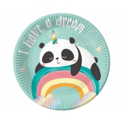 Πιάτα πάρτυ Dreamy Panda (6 τεμ) Πιάτα πάρτυ Dreamy Panda (6 τεμ)