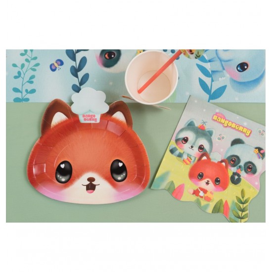 Πιάτα Πάρτυ Αλεπού - Bangoberry (8 τεμ)