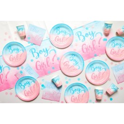 Πιάτα πάρτυ Gender Reveal (8 τεμ.)