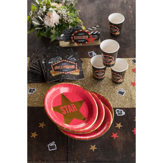 Πιάτα πάρτυ Hollywood (10 τεμ)