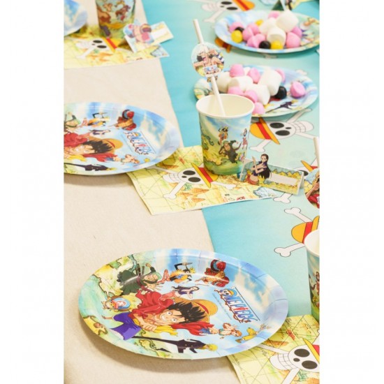 Πιάτα πάρτυ One Piece (8 τεμ)