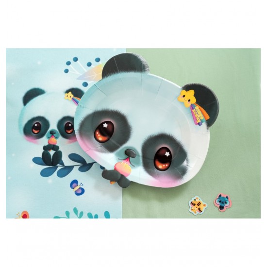 Πιάτα Πάρτυ Πάντα - Bangoberry (8 τεμ)