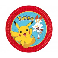 Χάρτινα Πιάτα φαγητού - Pokemon (8 τεμ) Χάρτινα Πιάτα φαγητού - Pokemon (8 τεμ)