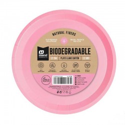 Πιάτα πάρτυ Ροζ παστέλ (12 τεμ)