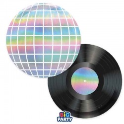 Χάρτινα Πιάτα - Disco Party (6 τεμ)