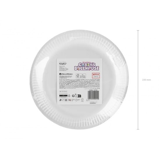 Πιάτα Φαγητού - Gabby's Dollhouse (6τεμ)