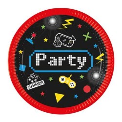 Πιάτα φαγητού Gaming Party (8 τεμ) Πιάτα φαγητού Gaming Party (8 τεμ)