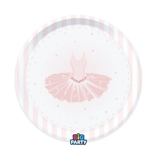 Πιάτα φαγητού - Μπαλαρίνα (6 τεμ)