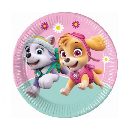 Πιάτα φαγητού Paw Patrol Skye & Everest (8 τεμ)
