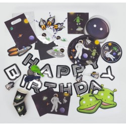 Πιάτα φαγητού Space Party (8 τεμ)
