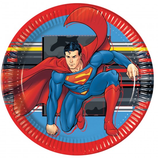 Πιάτα πάρτυ Superman Krypton (8 τεμ)