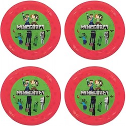 Πιάτα πολλαπλών χρήσεων - Minecraft (4 τεμ) Πιάτα πολλαπλών χρήσεων - Minecraft (4 τεμ)