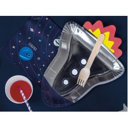 Πιάτα σχηματικός Πύραυλος (6 τεμ) Πιάτα σχηματικός Πύραυλος (6 τεμ)