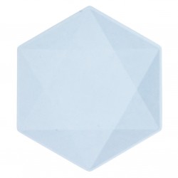 Πιάτα Vert Décor γαλάζιο εξάγωνο (6 τεμ) Πιάτα Vert Décor γαλάζιο εξάγωνο (6 τεμ)