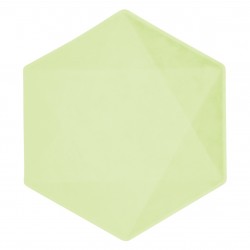 Πιάτα Vert Décor πράσινο εξάγωνο (6 τεμ) Πιάτα Vert Décor πράσινο εξάγωνο (6 τεμ)