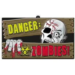 Πινακίδα "Danger Zombies" Πινακίδα "Danger Zombies"