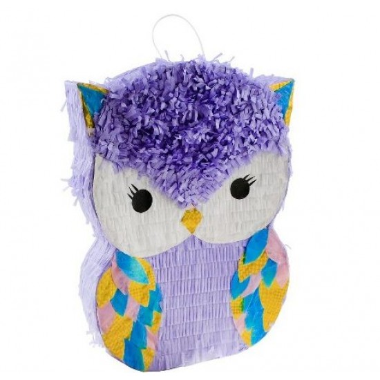 Πινιάτα μοβ Κουκουβάγια Πινιάτα μοβ Κουκουβάγια