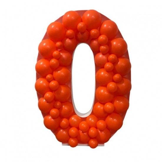 Πλαίσιο μπαλονιών Αριθμός 0 Πλαίσιο μπαλονιών Αριθμός 0