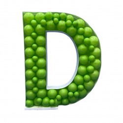Πλαίσιο μπαλονιών Γράμμα D Πλαίσιο μπαλονιών Γράμμα D