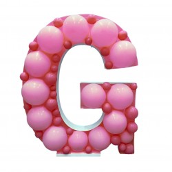 Πλαίσιο μπαλονιών Γράμμα G Πλαίσιο μπαλονιών Γράμμα G