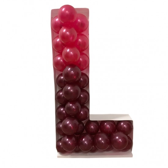 Πλαίσιο μπαλονιών Γράμμα L Πλαίσιο μπαλονιών Γράμμα L