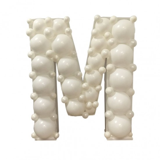 Πλαίσιο μπαλονιών Γράμμα M Πλαίσιο μπαλονιών Γράμμα M