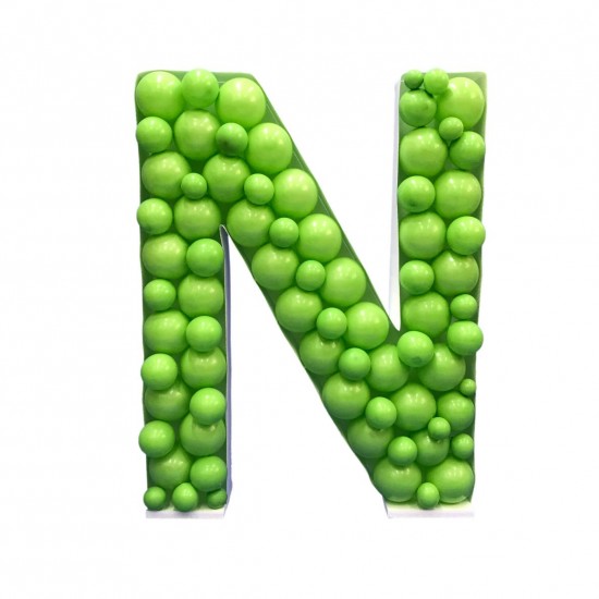 Πλαίσιο μπαλονιών Γράμμα N Πλαίσιο μπαλονιών Γράμμα N