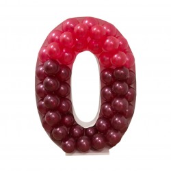 Πλαίσιο μπαλονιών Γράμμα O Πλαίσιο μπαλονιών Γράμμα O