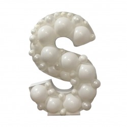 Πλαίσιο μπαλονιών Γράμμα S Πλαίσιο μπαλονιών Γράμμα S