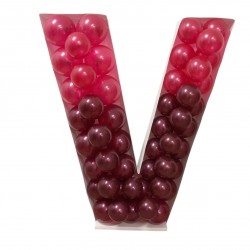 Πλαίσιο μπαλονιών Γράμμα V Πλαίσιο μπαλονιών Γράμμα V