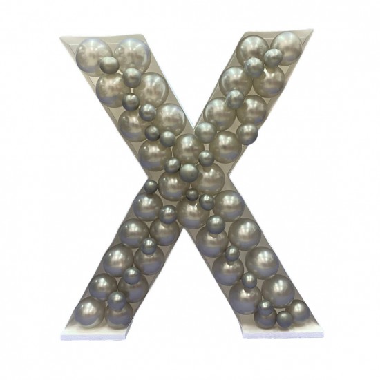 Πλαίσιο μπαλονιών Γράμμα X