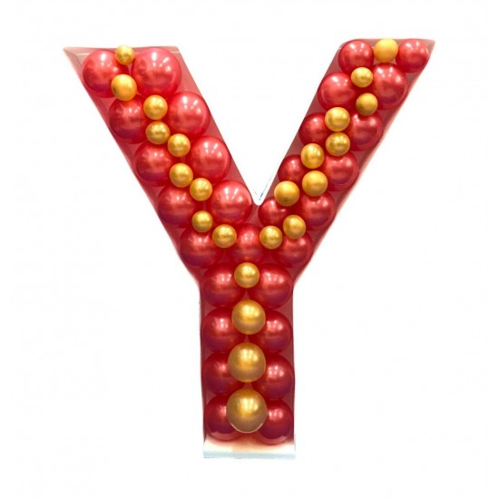 Πλαίσιο μπαλονιών Γράμμα Y Πλαίσιο μπαλονιών Γράμμα Y