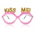 Πλαστικά ροζ Γυαλιά Kiss me