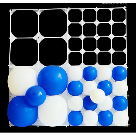 Πλέγμα για κατασκευή τοίχου από μπαλόνια