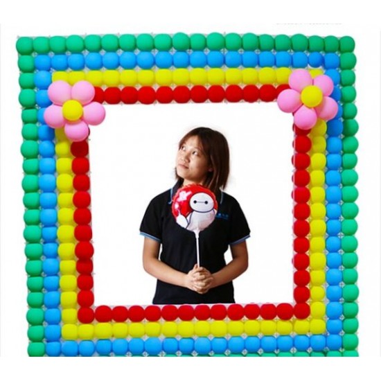 Πλέγμα για κατασκευή τοίχου από μπαλόνια