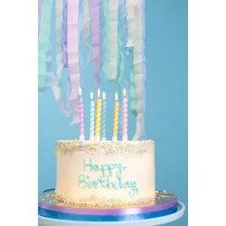 Πολύχρωμα παστέλ Κεράκια Twisted (6 τεμ) Πολύχρωμα παστέλ Κεράκια Twisted (6 τεμ)